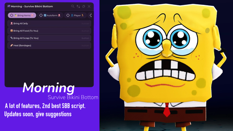 Survive Bikini Bottom BETA Morning Hub Roblox Scripts ScriptBlox