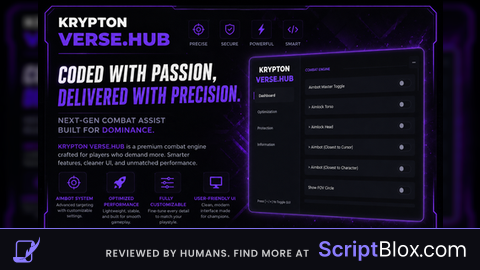 KRYPTON VERSE HUB THE BEST FPS SCRIPT