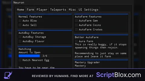 BGSI Best free autofarm Multiplier egg ESP and TELEPORT FREE