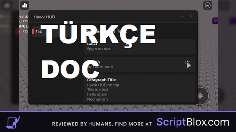 Hawk UI Lib Turkce Doc