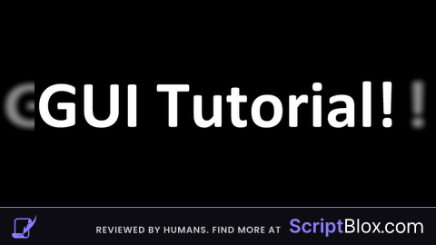 How to make your own guis