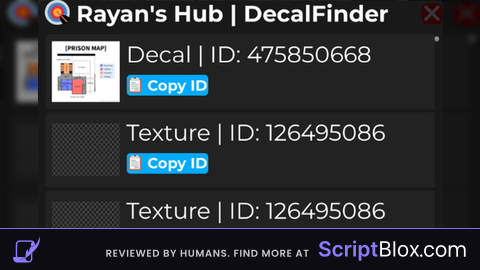 decalfinder spy Rayans hub