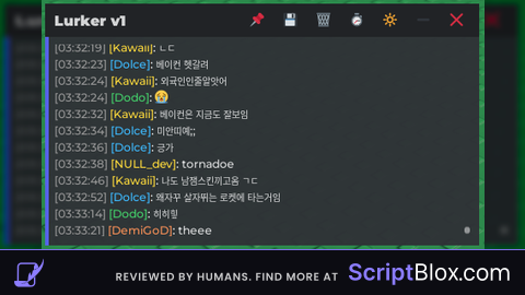 Universal Chat Logger Lurker v1