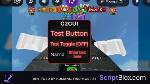 Simple G2GUI LIBLARY