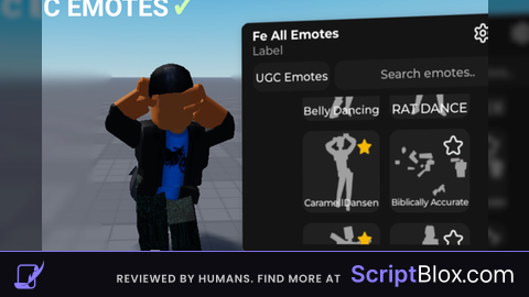 Fe All Emotes with UGC Emotes