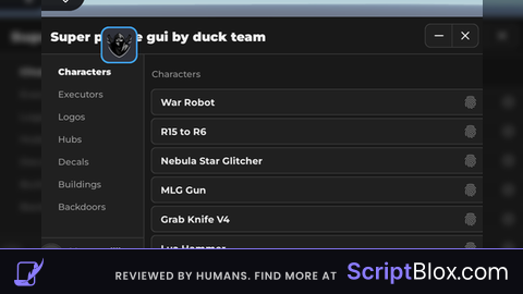 Private gui by duck team