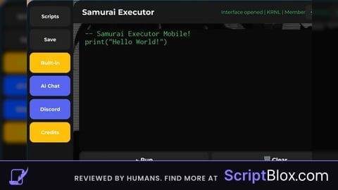Samurai executor best serverside executor snd undetected v3