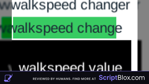 walkspeed changer