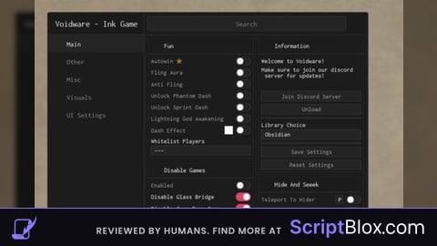 Ink game script