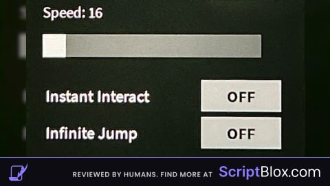 Speed Control Instant Interact Infinite Jump