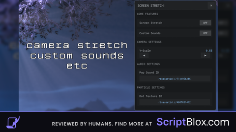 Camera stretch gui OPEN SOURCE