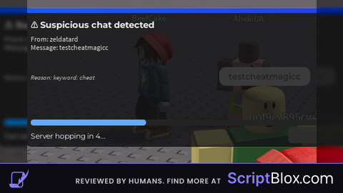Server Hop with flagged words