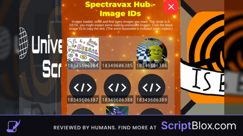 Spectravax Hub - +400 Image IDs