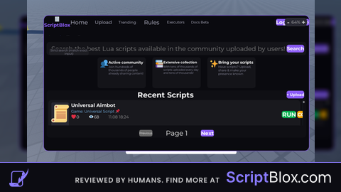 ScriptBlox GUI: Ultimate Roblox Script Hub