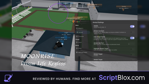 Universal Aimbot and Best Prison Life Script NO KEY
