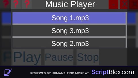 Music player READ THE DESCRIPTION