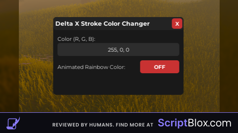DELTA X STROKE COLOR CHANGER GUI