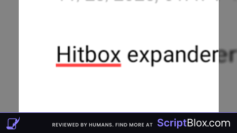 Hitbox expander