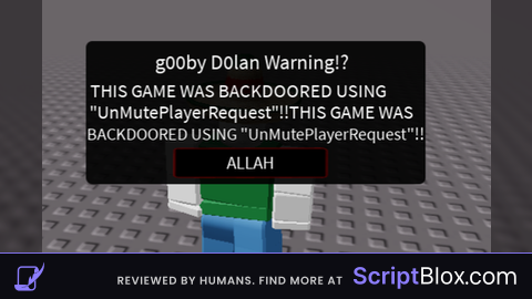 g00byd0lan Warning
