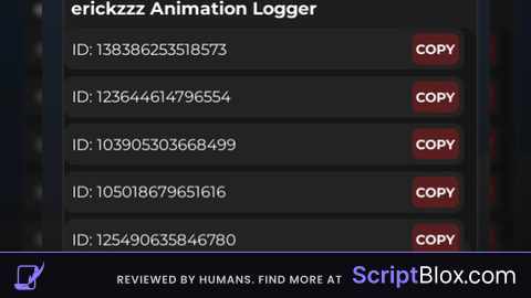 Erickzzz Animation Logger