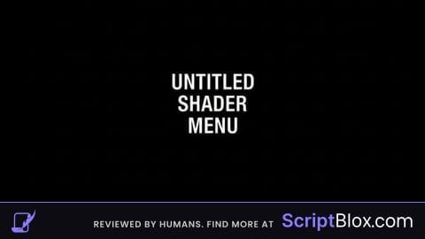 untitled Shader menu