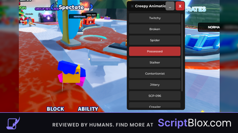 Scary animation