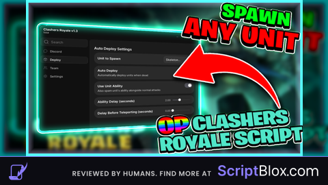 clashers royale script keyless free