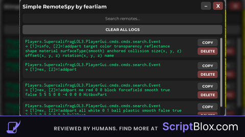 Simple RemoteSpy WORKS IN ALL EXECUTORS