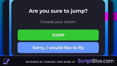 Confirm to jump