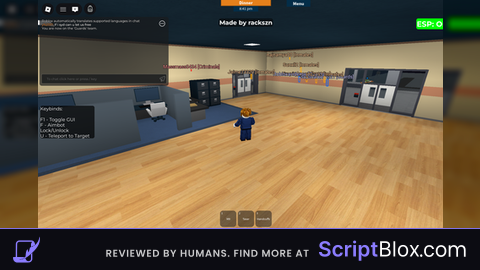 simple prison life script