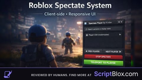 Spectate and Teleport Player You Can Spy Everyone in Game