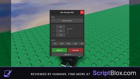 fe size script