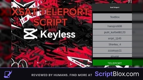 Teleport Player Gui All Map By Xsat