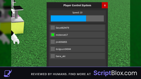 control players bring