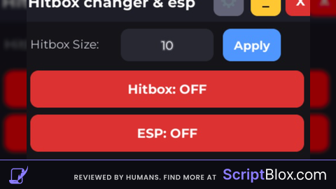 Hitbox Changer and esp
