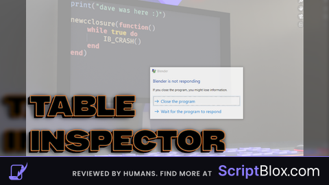table inspector