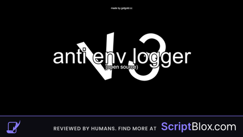 [OPEN SOURCE] anti env logger v3