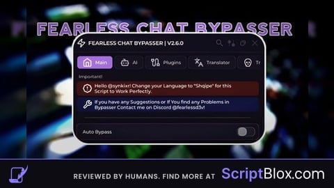 Fearless Chat Bypass