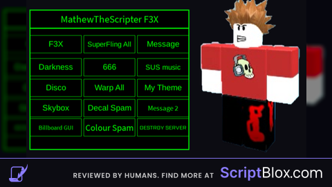 MathewTheScripter F3X GUI