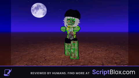 Cute zombie girl walk r15