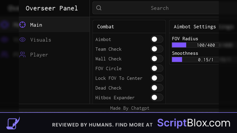 AIMBOT Overseer Panel Open source [Working final Version]