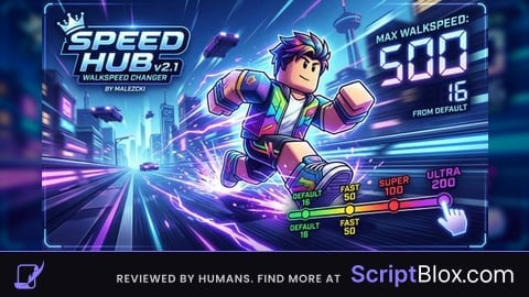 Speed Hub v4.0 | WalkSpeed Changer [Universal]