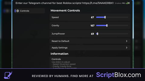 Speed Gravity JumpPower SnakesHub