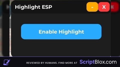 Highlight script Detect invisible people
