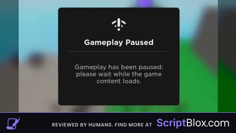 Remove gameplay paused