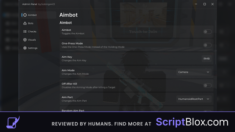 UNIVERSAL SHOOTER ADMIN PANEL NO KEY