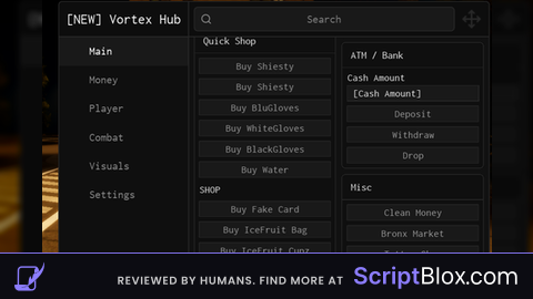 Vortex hub best tha Bronx 3 script