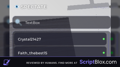 spectate GUI