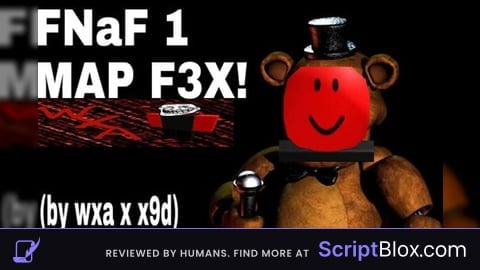 FNAF 1 MAP F3X BY WXA x X9D