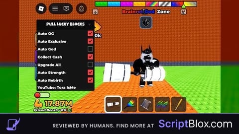 pull luck block